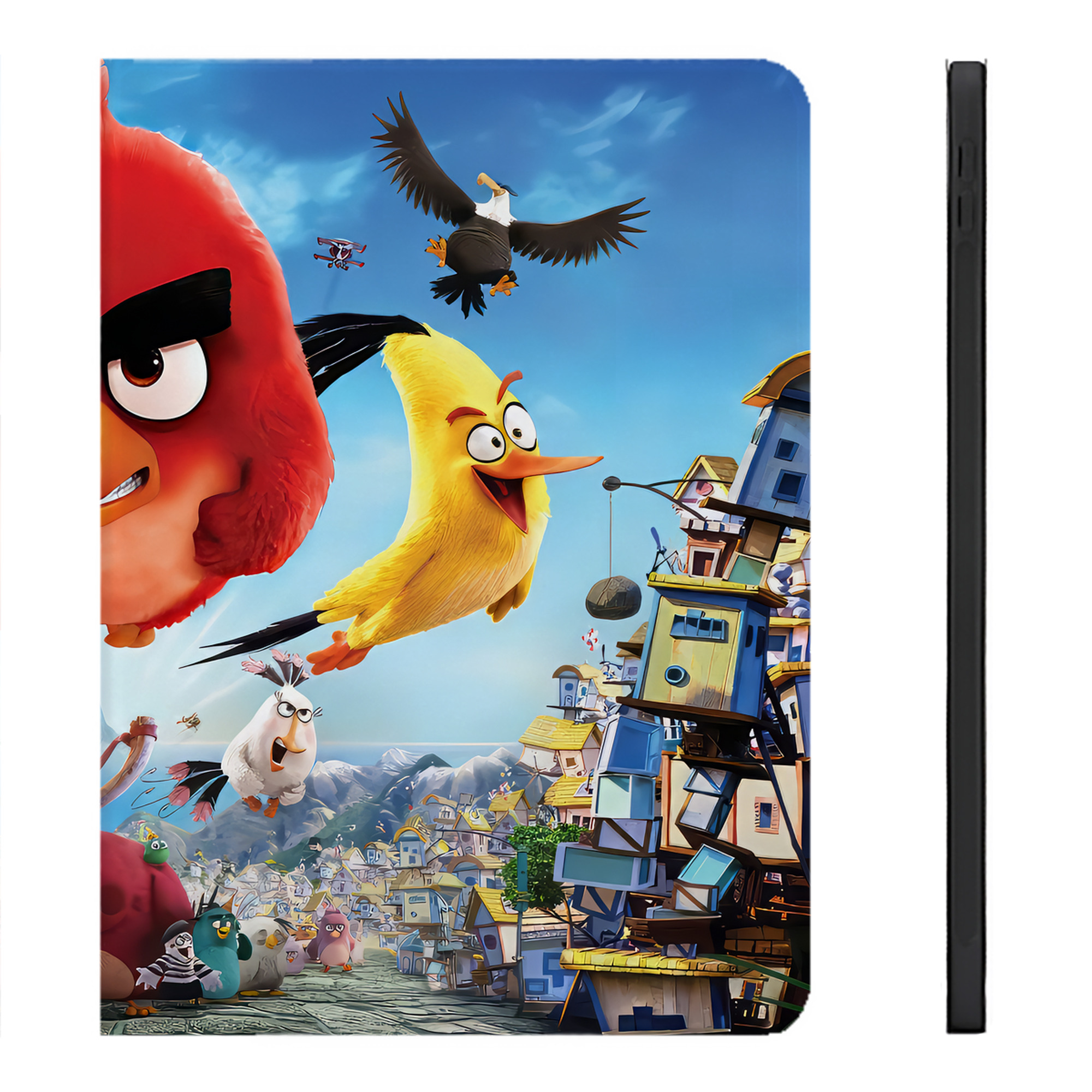 （画像用） Angry Birds アングリーバード IPadケース ペンホルダー付き ブックスタイルデザイン